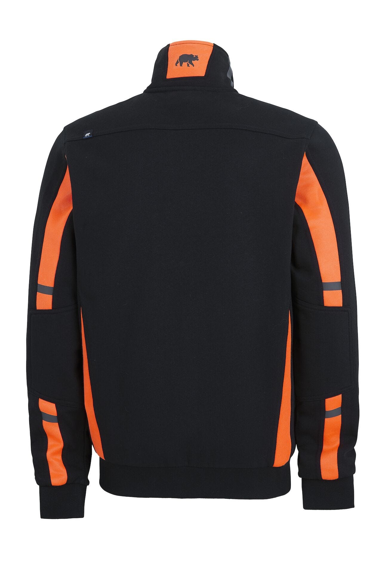 412-0 SOUL SWEATSHIRT HALFZIP SVART - köp hos Swedol